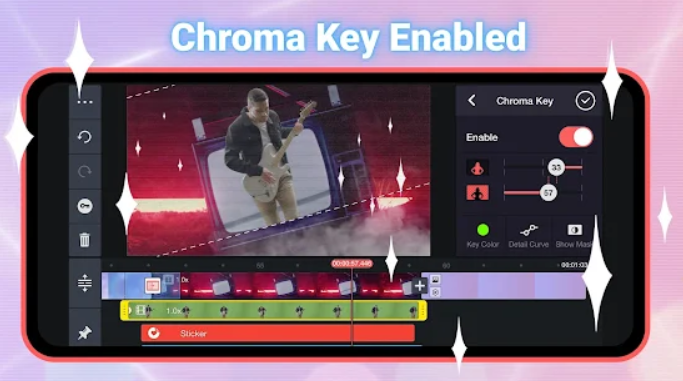 Apply Chroma Key in KineMaster Mod APK